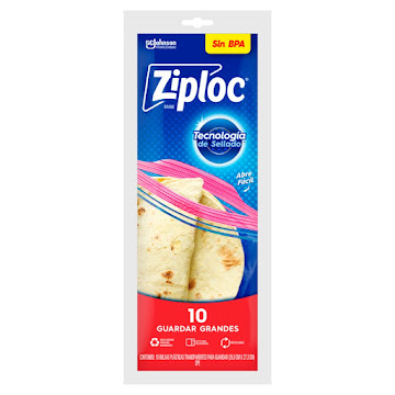 Bolsa Ziploc Reutilizable Para Guardar Tamaño grande Frasco x 10 und  