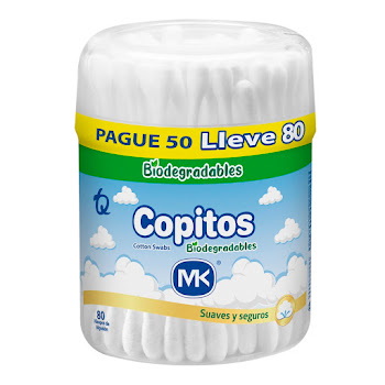 Copitos para Bebés y Adultos Mk Biodegradables Paga 50 Lleve 80 und  