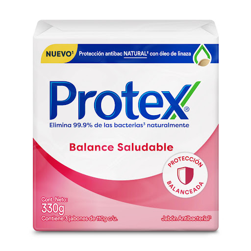 Jabón Protex Antibacterial Balance Saludable x110gr x3 Und