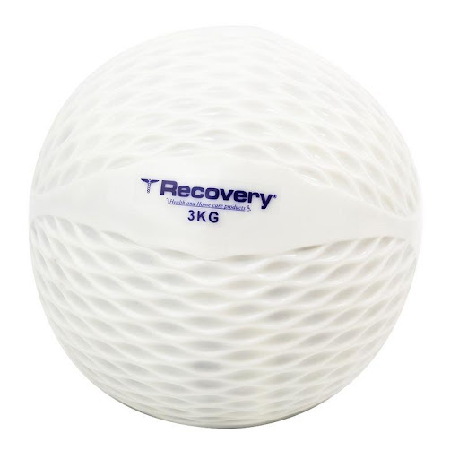 Bola Peso Medicinal 3Kg Bb0071 Recovery UN x 1 Diseñada para fortalecer y entrenar de forma progresiva brazos y piernas. Ideal para rehabilitación física, medicina deportiva, rutinas de ejercicio personal y actividades recreativas. Su formato comp