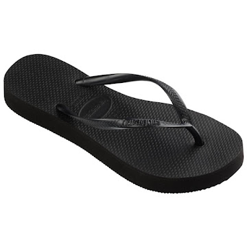 Sandalias Havaianas Slim   Flatform Negro T39-40 x 1 par 