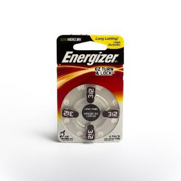 Pila Energizer Long Lasting Ez Turn&Lock Power Seal 312 Auditiva x 4 und  