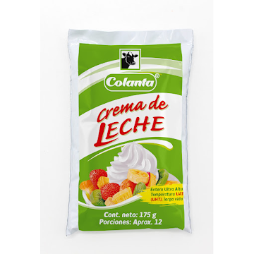 //Crema de Leche Colanta Bolsa x 175 ml  