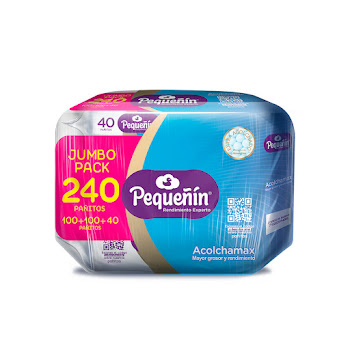 Toallitas Húmedas   Pequeñin Acolchamax Jumbo Pack x 240 und  