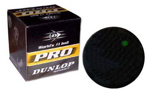 Pelota de Squash Dunlop Punto Verde Dunlop Sport. Caja x 1 MODELO: BOLA DE SQUASH PUNTOPelota de alta altitud: rendimiento inigualable para jugadores de nivel superior en condiciones de alta altitud.Pelota de squash oficial: la pelota de squash Pro XX es la p