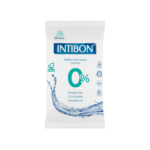 Pañitos Húmedos Íntimos   Intibon 0% x 24 und