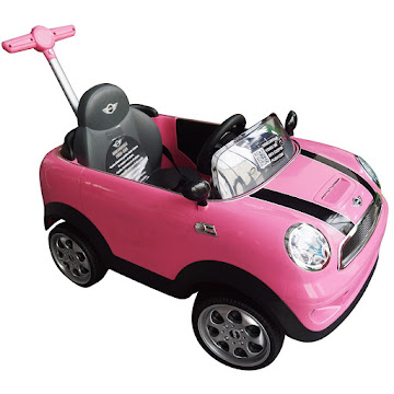 Solo Online Montable Infantil   Prinsel Push Car Minicooper Pink  X 1 Unidad 