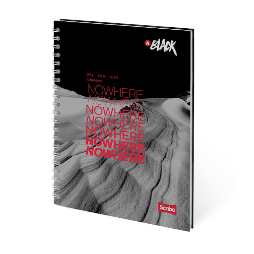 Cuaderno Scribe Argollado Inblack Rayado 100 Hojas x 1 und
