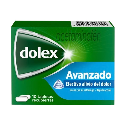 Dolex Avanzado, Acetaminofén x 10 Tabletas