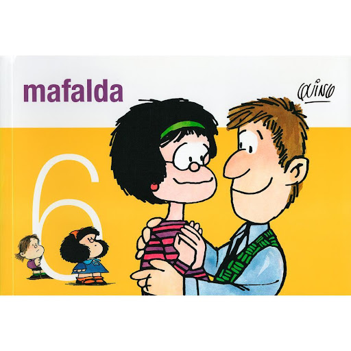 Mafalda 6. Quino Ediciones De La Flor Libro x 1.0 Mafalda 6  Las viñetas presentan pequeñas historias en las que se dirige una mirada crítica a la sociedad. El personaje argentino más difundido en todo el mundo usado con fines educativos.  Autor: Qui