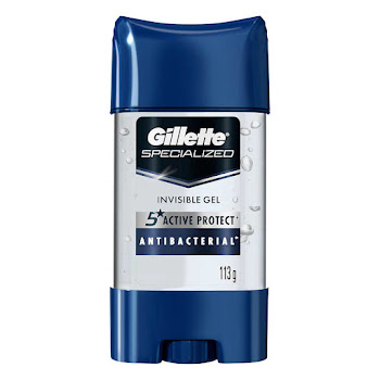 Desodorante Antitranspirante Gillette Hombre Antibacterial Gel Frasco x 113 gr  