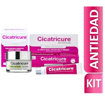 Kit Cicatricure Crema Antiedad x 60gr + Crema Contorno De Ojos Blur  x 15 gr  