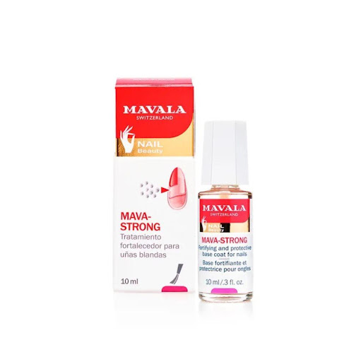 MAVALA BASE PROTECTORA MAVASTRONG 10 ML MAVALA MAVALA BASE PROTECTORA MAVASTRONG 10 ML x 10 ML MAVA-STRONG base fortificante protectora de MAVALA

Las uñas están sometidas a factores repetitivos externos que las deshidratan (agua, detergentes, tensioactivos, quitaesmaltes inadecuados, ...), cau