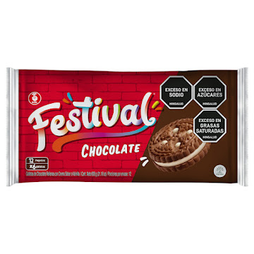 Galleta Festival Chocolate Bolsa x 12 paquetes x 600 gramos  