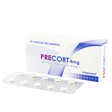 Precort Metilprednisolona 4 mg Caja x 30 Tabletas  