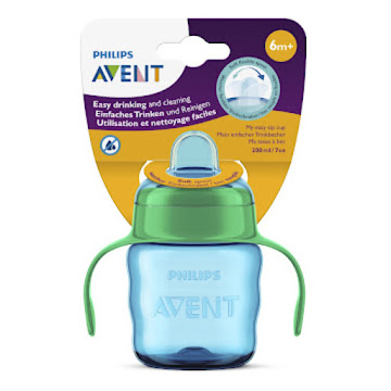 Vaso con Boquilla Avent Classic Azul 7oz x 1 und  