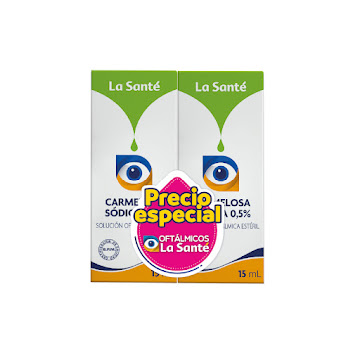 Carmelosa Sodica 0,5%   Solucion Oftalmica La sante Frasco x 15 ml  