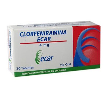Clorfeniramina 4 mg Caja x 20 Tabletas  