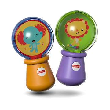 Sonajero Fisher Price Animales Surtido 6m+ x 2 und  