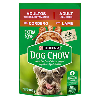 Alimento Para Perros Dog Chow Adultos Todos Los Tamaños Cordero x 100 gr  