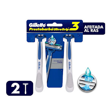 Afeitadora Desechable Gillette Prestobarba UG3 Paquete x 2 und  