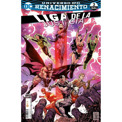 Liga De La Justicia No. 58. 3 Renacimiento ECC Libro x 1.0 LIGA DE LA JUSTICIA NÚM. 58/ 3 (RENACIMIENTO)   Catastróficos terremotos asolan las principales ciudades, mientras una ancestral entidad toma el control de la población de la Tierra, obligando a todo 