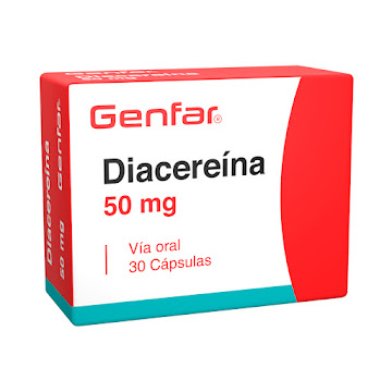 Diacereína 50 mg Genfar Caja x 30 Cápsulas  