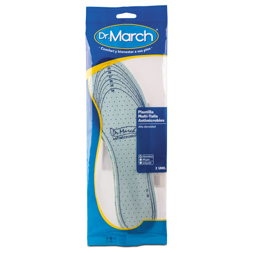 Plantilla Dr.March Hombre Multi-Talla Antimicrobios x 1 und