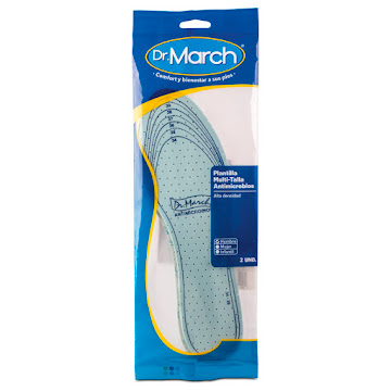 Plantilla Dr.March Hombre Multi-Talla Antimicrobios x 1 und  