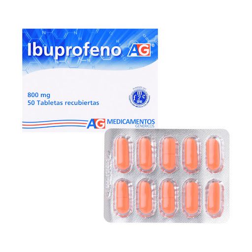 Ibuprofeno 800 mg AG Fracción Blíster x 10 Tabletas