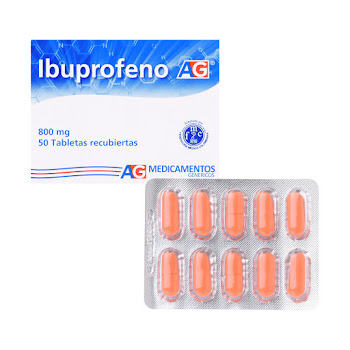 Ibuprofeno 800 mg AG Fracción Blíster x 10 Tabletas  