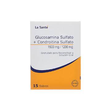 **Glucosamina 1500Mg Condroitina 1200Mg La Sante Caja x 15 Sobres  