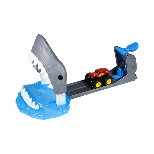 Lanzador Shark Track Fast Road Toy Logic Caja x 1 ĦPrepárate para la acción con el Lanzador Shark Track Fast Road de Toy Logic! Este emocionante set de pista de carreras incluye un lanzador potente, dos bucles de 360 grados y una rampa de acrobacias,