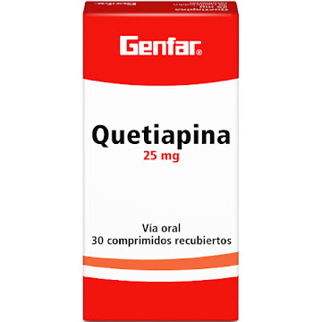 Quetiapina 25mg Genfar Caja X 30 Comprimidos   