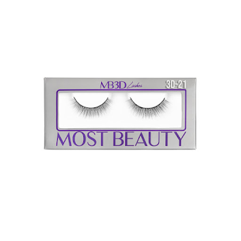 Pestañas Postizas Most Beauty Línea Natural Corta #3d-21 x 1 und  