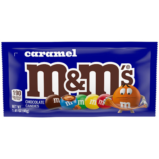 Chocolate M&M Relleno de Caramelo x 40 gr 