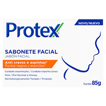 Jabón Facial Protex Puntos Negros y Espinillas Barra x 85 gr undefined