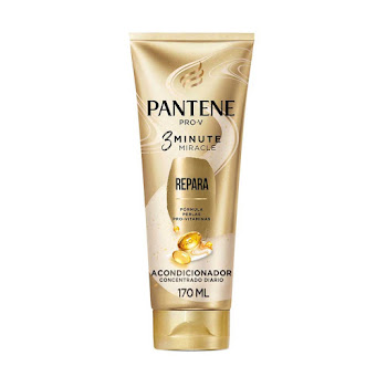 Acondicionador Pantene Pro-V 3 Minute Miracle Fortalecedor Diario Restauración Tubo x 170 ml  