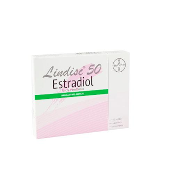 Lindisc Estradiol 50 mg Bayer Caja x 4 Parches  