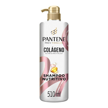 Shampoo Pantene Pro-V Miracles Sin Sal Colágeno Nutre & Revitaliza Nutritivo Frasco x 510 ml  