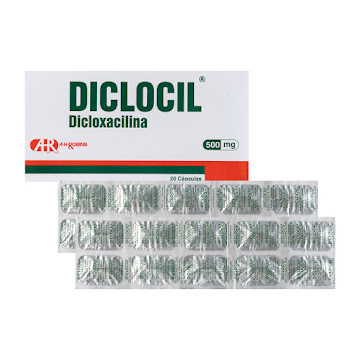 Diclocil Dicloxacilina 500 mg Axon Caja x 20 Cápsulas  