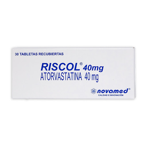 Riscol Atorvastatina 40 mg Novamed Caja x 30 tabletas