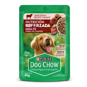 Comida Húmeda Para Perro Dog Chow Adulto Cordero Sobre x 85 gr  