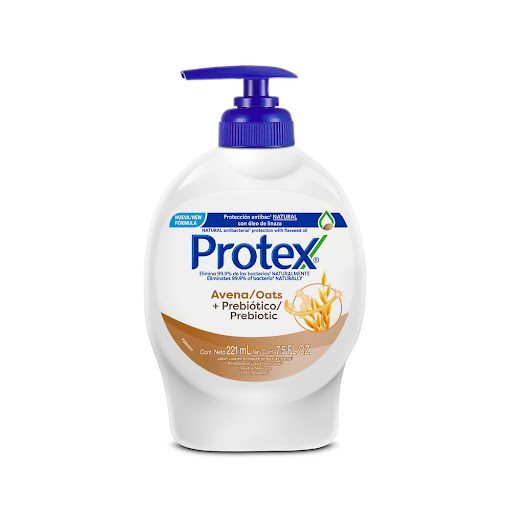 Jabón Líquido Protex Manos Avena Botella x 221 ml