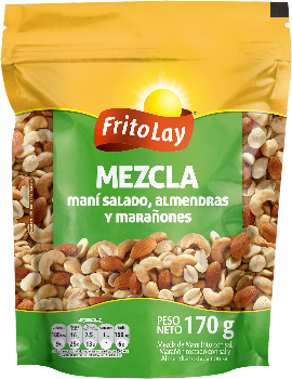 Maní Fritolay Mix Mezcla Nueces x 170 gr  