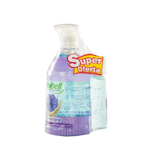 Gel Antibacterial Capibell x 500 ml+ Gel Antibacterial 60 ml x 2 und