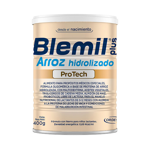 Fórmula Infantil Blemil Plus Arroz Hidrolizado ProTech Lata x 400 gr