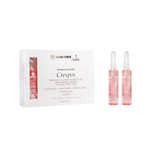 Ampolleta Lehit   Hidrofluido Para Cabellos Crespos Premium x 13 ml