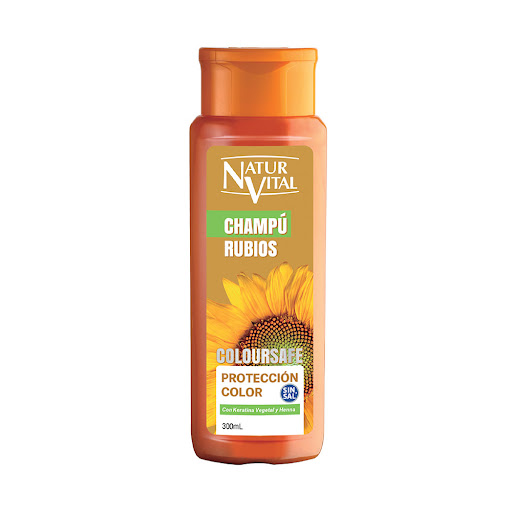Shampoo Naturaleza Y Vida Henna Reflejos Rubios Coloursafe x 300 ml