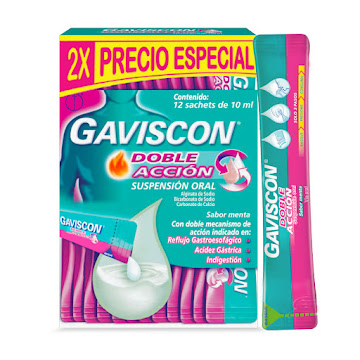 Gaviscon Doble Acción Pack x 2 Sachet  